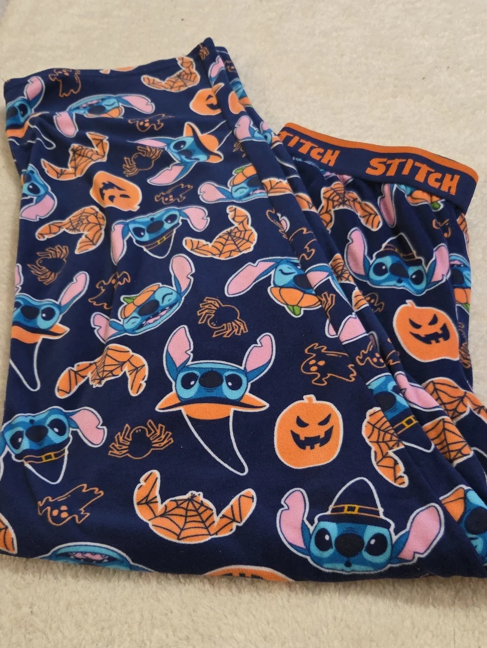 DISNEY HALLOWEEN STITCH PAJAMA PANTS - Picture 2 of 6